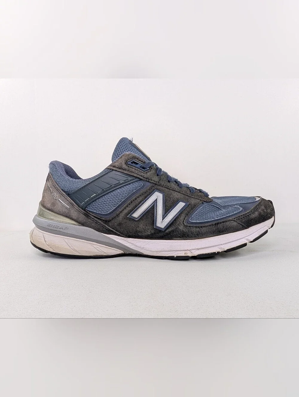 New Balance 990v5 Walking Shoes Mens Size 12 D M990NV5 Blue Gray Sneakers USA